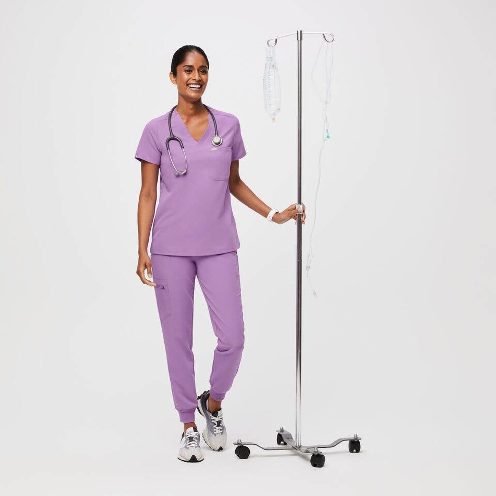 Figs Purple Women's Track Pants & Joggers